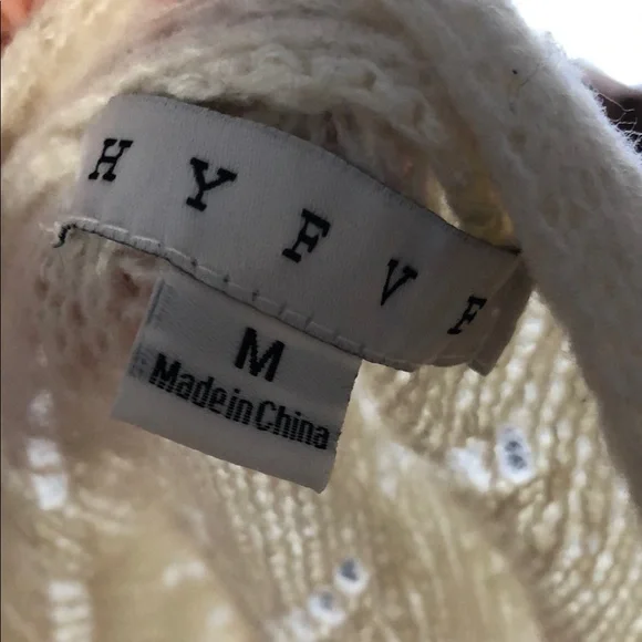 Cream Knit Women's Sweater - Picture 5 of 5